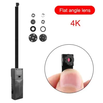 4K Mini WiFi Hidden Camera with Motion Alerts & DIY Extend Camera Lens
