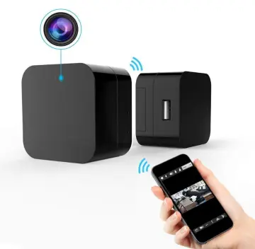 WiFi Spy Charger Camera with Night Vision Audio Video Recording