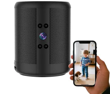 Portable Bluetooth Speaker with Mini Spy WiFi Camera Home Security Wireless Camera