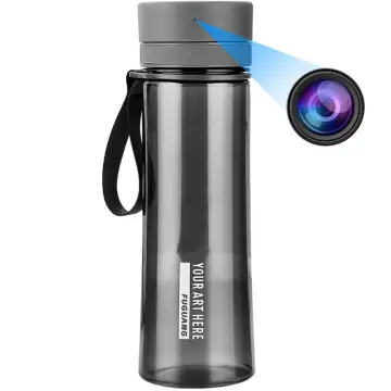 Portable Water Bottle with DIY Mini HD 4K WiFi Spy Security Camera