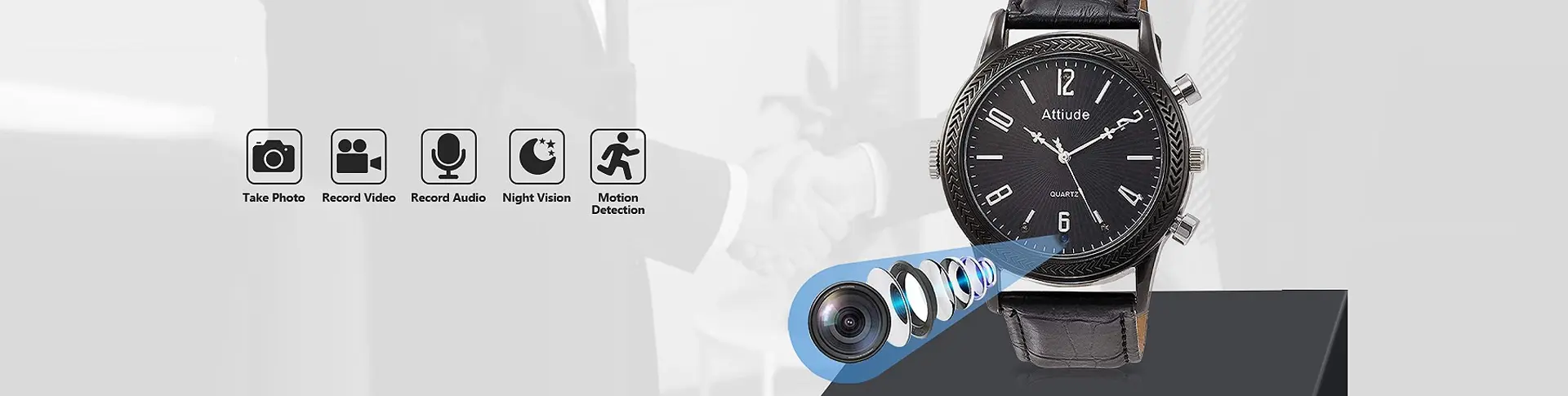 Portable Bluetooth Speaker with Mini Spy WiFi Camera Home Security Wireless Camera