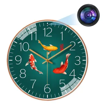 WiFi Hidden Wall Clock Camera ACW01