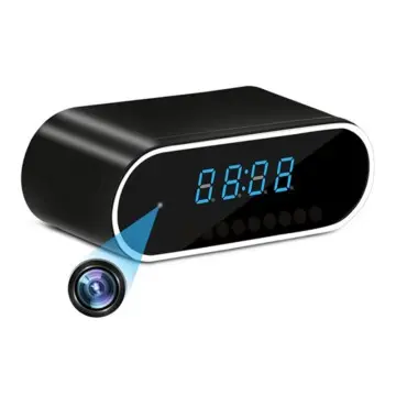 Table Alarm Clock with Spy Hidden WiFi Camera
