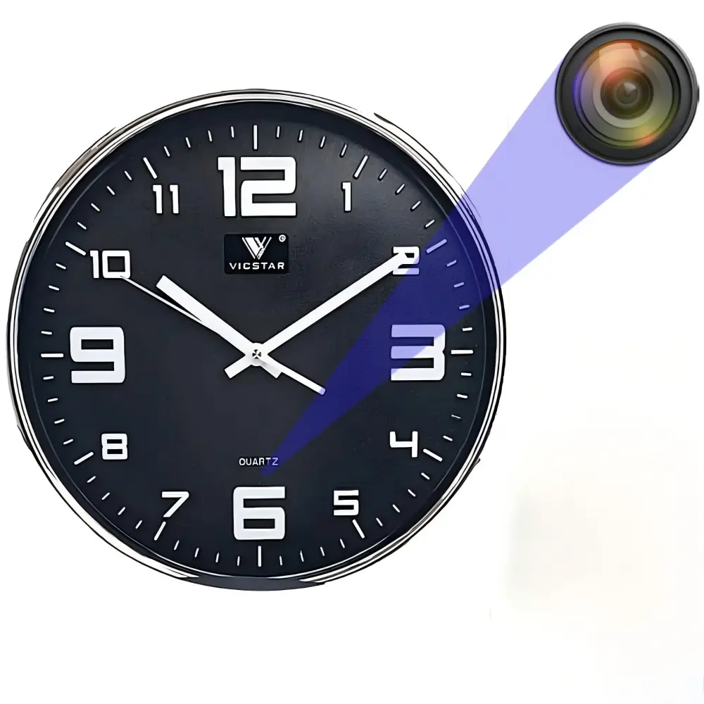 wall clock spy camera