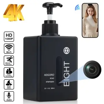Shampoo/Shower gel/Hand sanitizer/Disinfectant Bottle Spy WiFi Camera for Bathroom