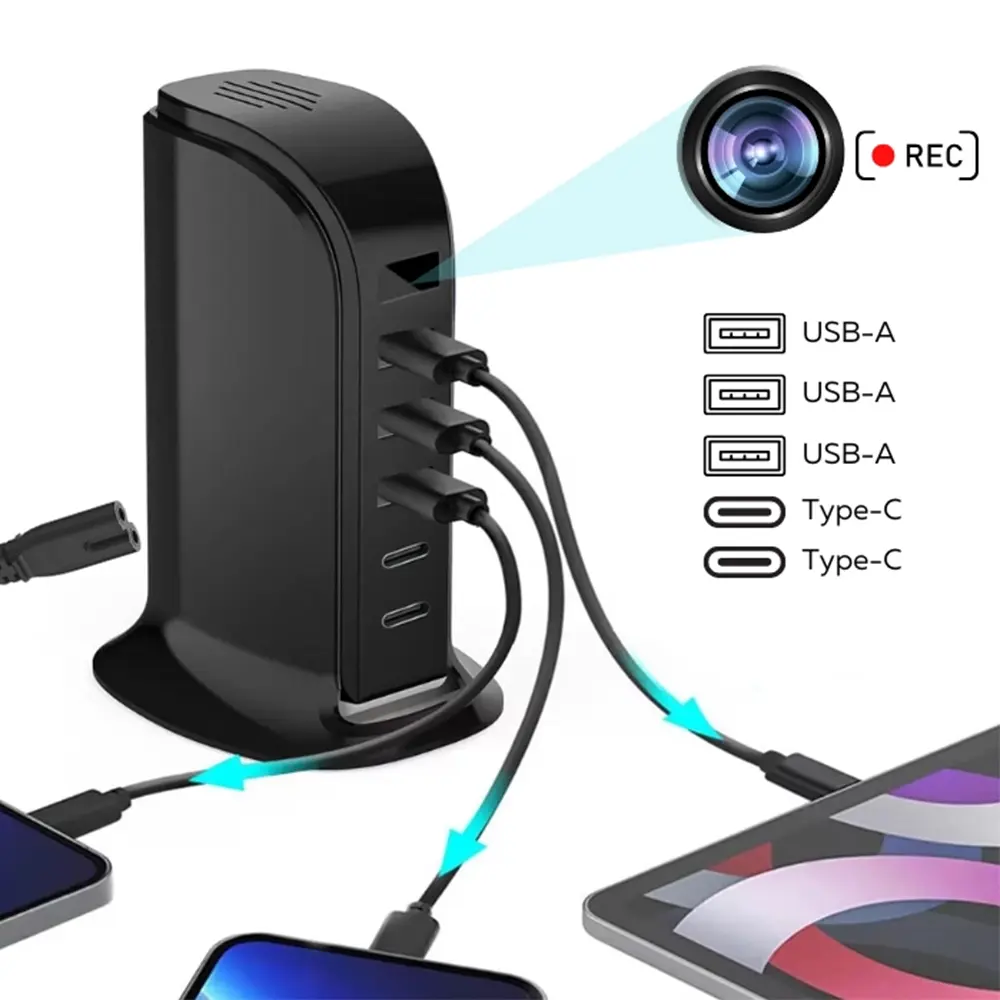 Charging Station with Spy camera