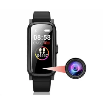 IP68 Waterproof Sport Watches Heart Rate Monitor with Hidden Camera